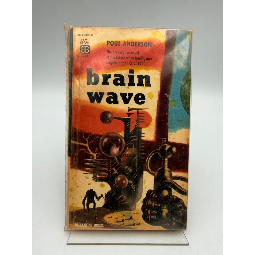 Brain Wave by Poul Anderson 1954 Ballantine Books 393 K Vintage Sci-Fi Paperback